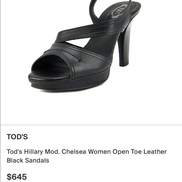TOD’S Hillary Mod Chelsea Open Toe Sandals - Picture 6 of 6